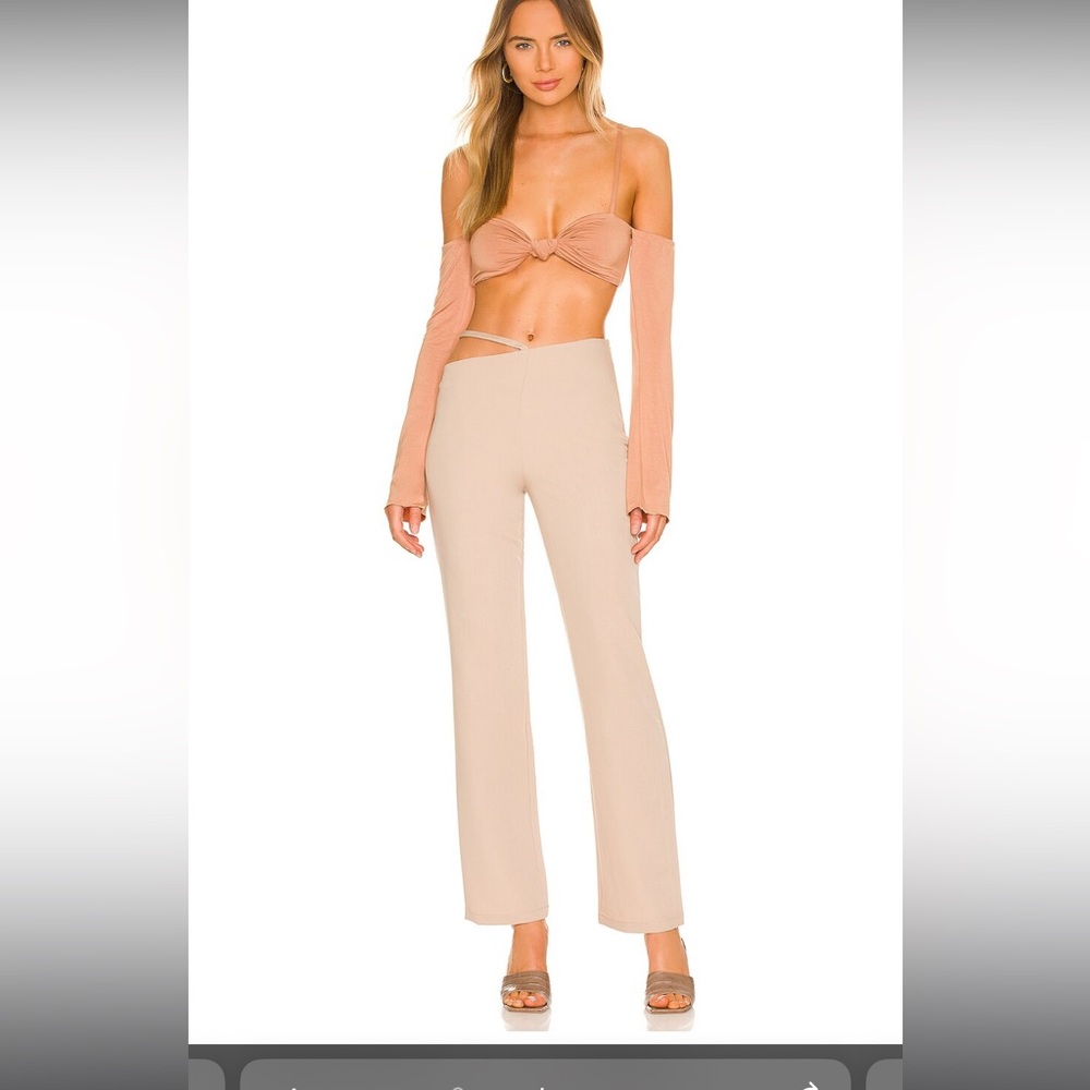Revolve Micah pant in nude
